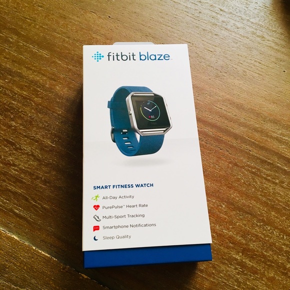 fitbit blaze blue